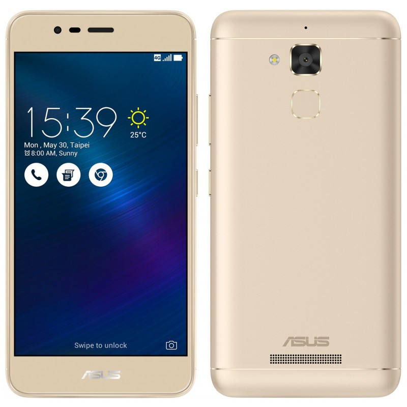 Téléphone Portable Asus ZenFone 3 Max / 4G / Double SIM / Gold + SIM Offerte