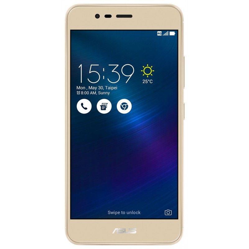 Téléphone Portable Asus ZenFone 3 Max / 4G / Double SIM / Gold + SIM Offerte