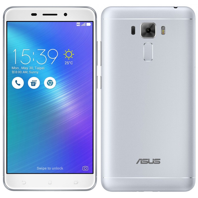 Téléphone Portable Asus ZenFone 3 Laser / 4G / Double SIM / Silver + SIM Offerte