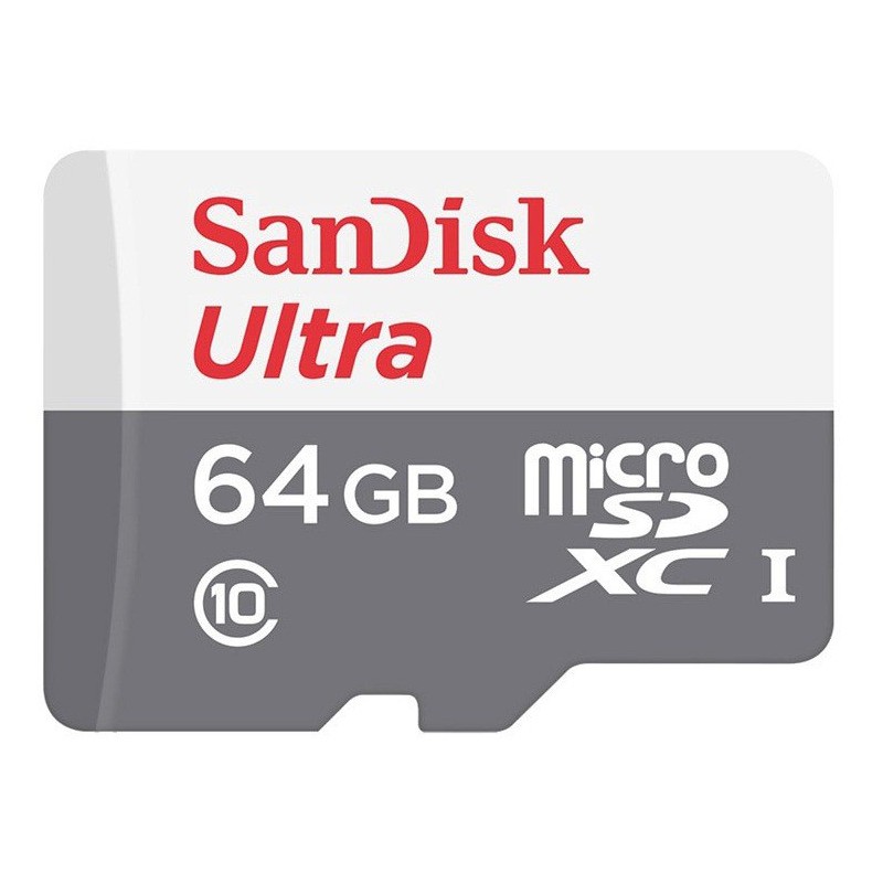 Carte mémoire SanDisk Ultra Android microSDHC 16 Go + Adaptateur SD