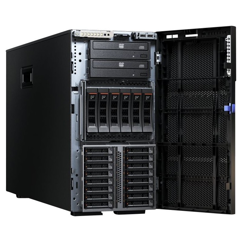 Serveur Tour IBM System X3500 M5 + 2x Disques 300 Go Gratuits