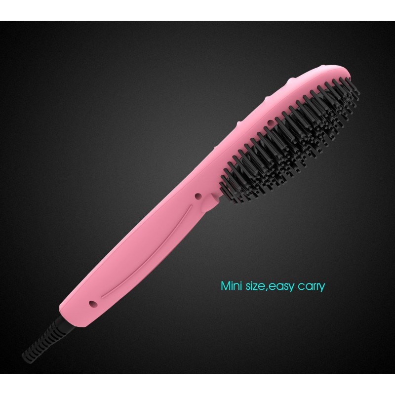 Brosse Chauffante 140° - 200°C / Rose