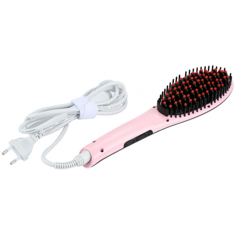 Brosse Chauffante 180° - 230°C / Rose