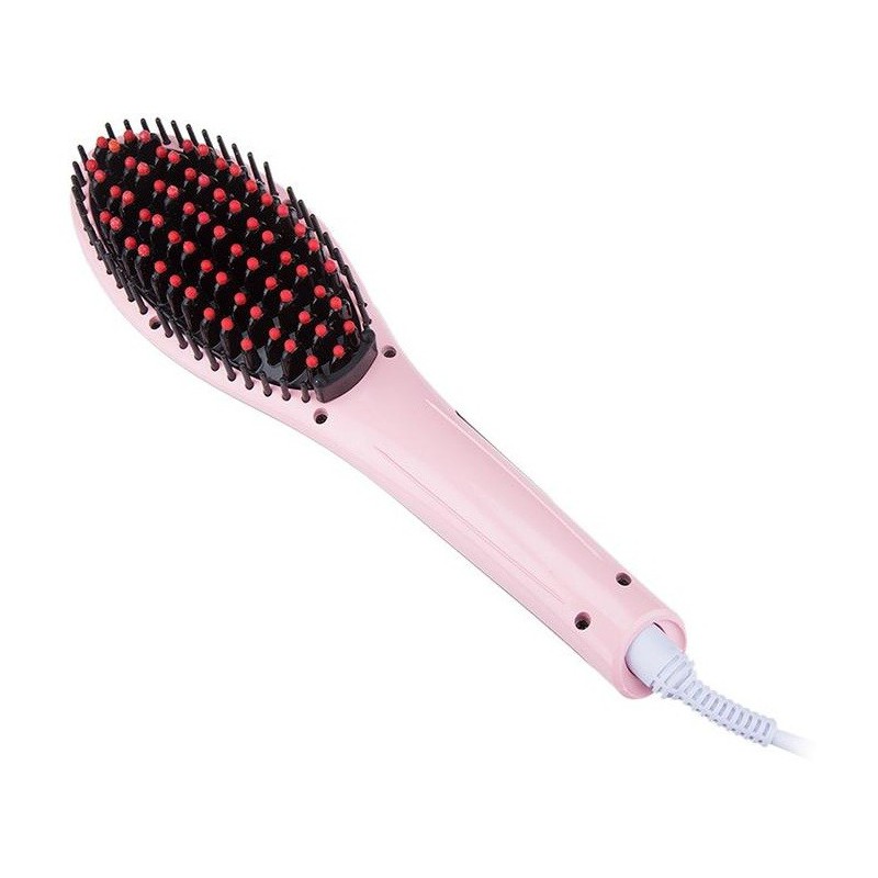 Brosse Chauffante 180° - 230°C / Rose