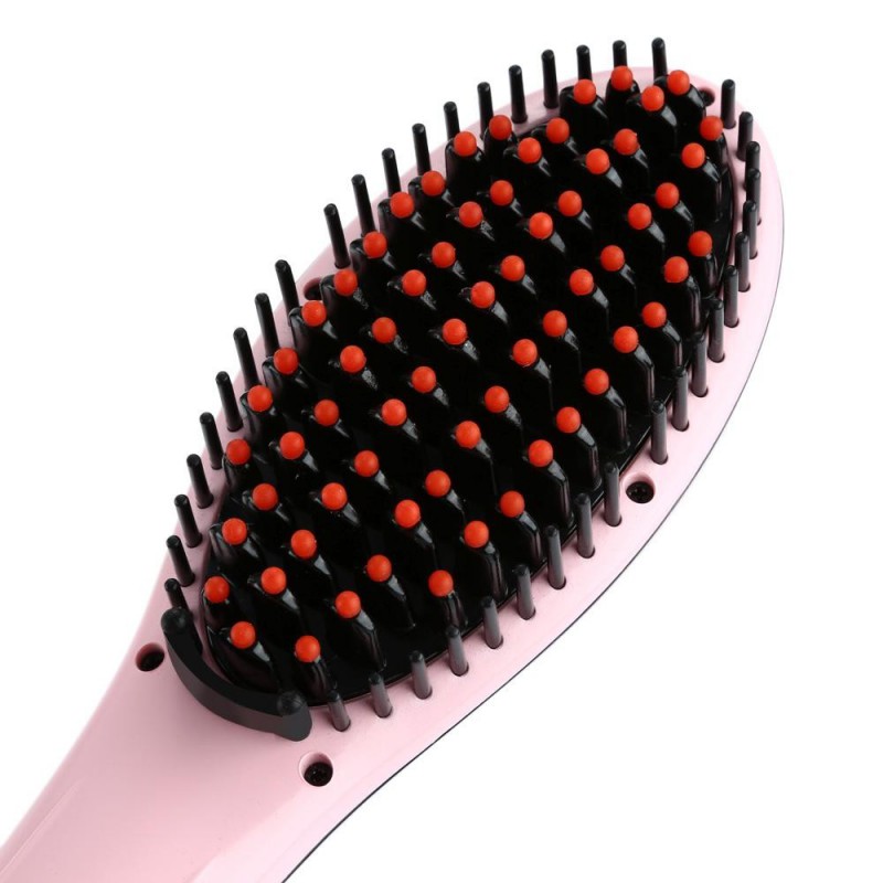 Brosse Chauffante 180° - 230°C / Rose