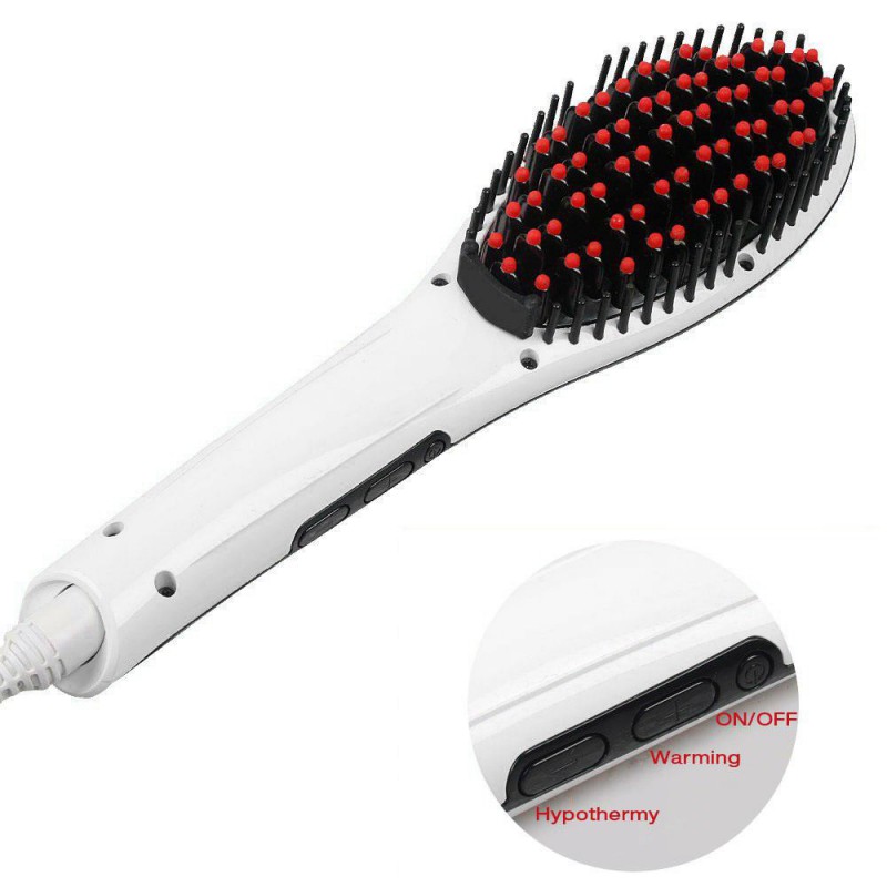 Brosse Chauffante 180° - 230°C / Blanc