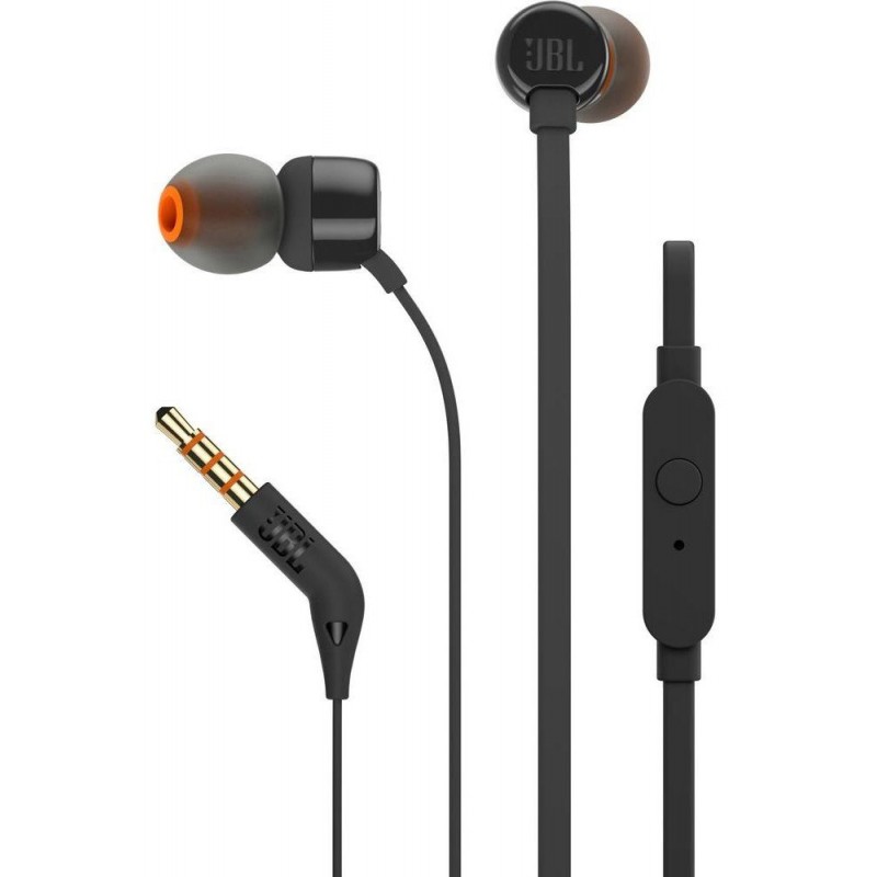 Ecouteurs intra-auriculaires JBL T110 noir