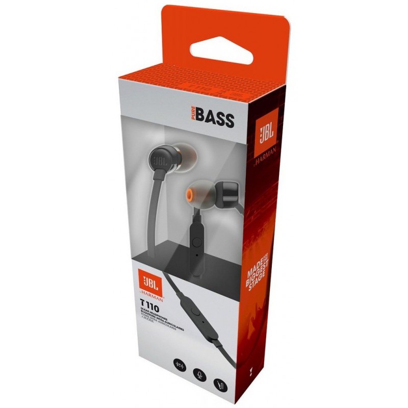 Ecouteurs intra-auriculaires JBL Harman T110 Noir