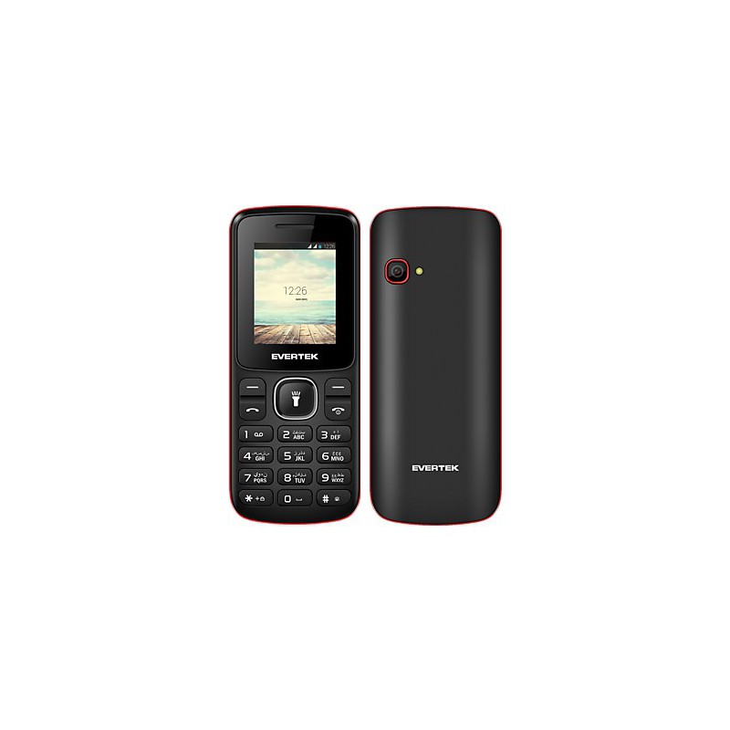 Téléphone Portable Evertek Light Mini / Double SIM / Noir & Jaune
