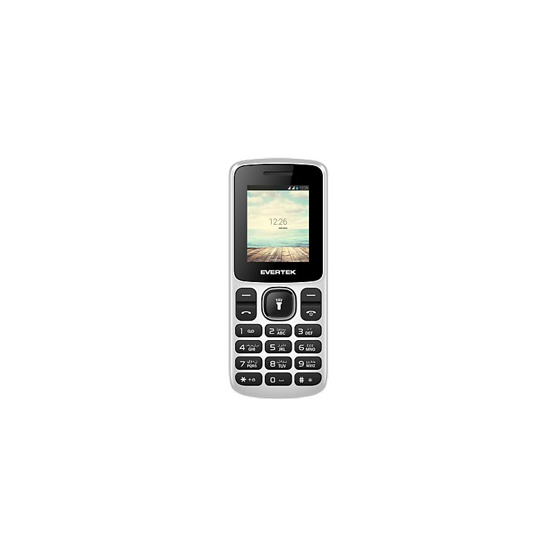 Téléphone Portable Evertek Light Mini / Double SIM / Noir & Rouge
