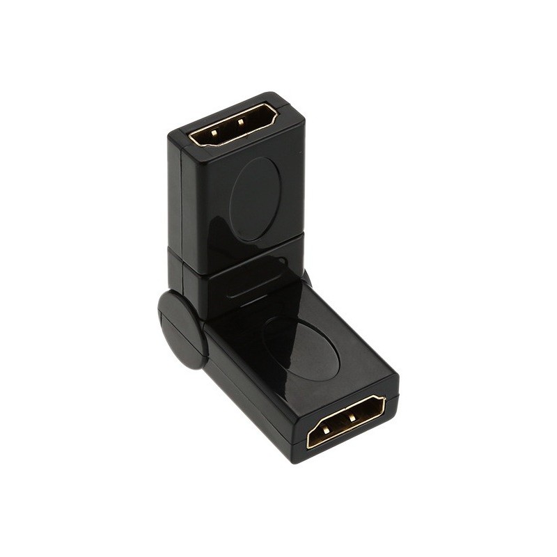 Adaptateur HDMI Femelle To  HDMI Femelle 360°