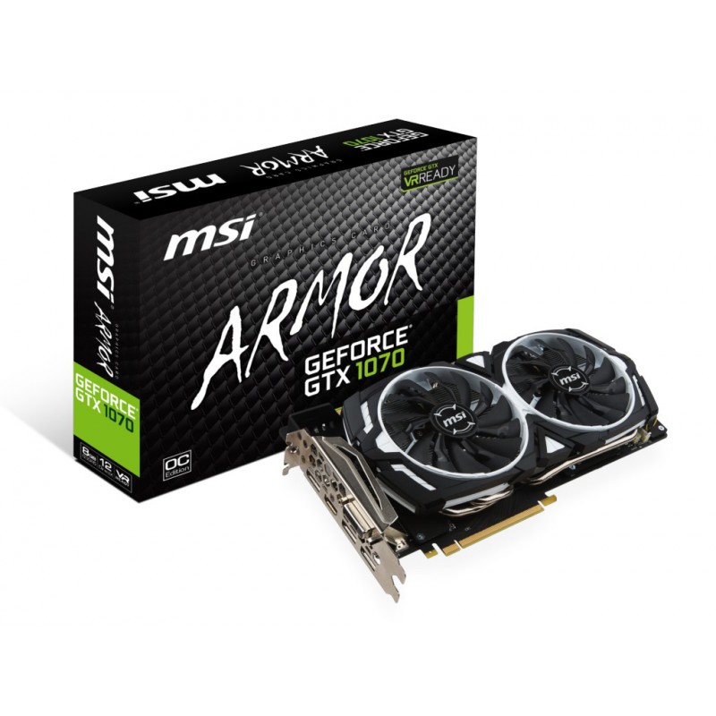 Carte graphique MSI GTX 1070 ARMOR OC / 8 Go