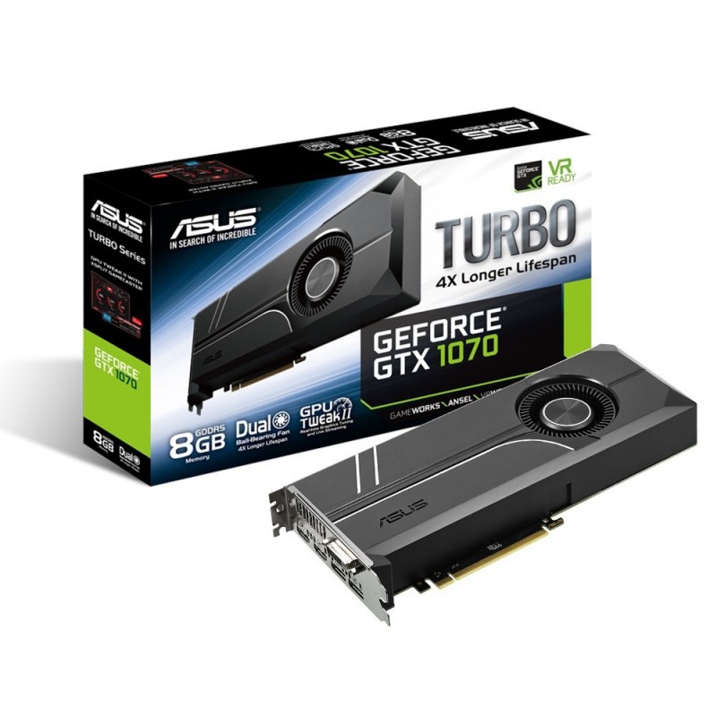 Carte graphique Asus Nvidia GTX 1070 Turbo / 8GB 
