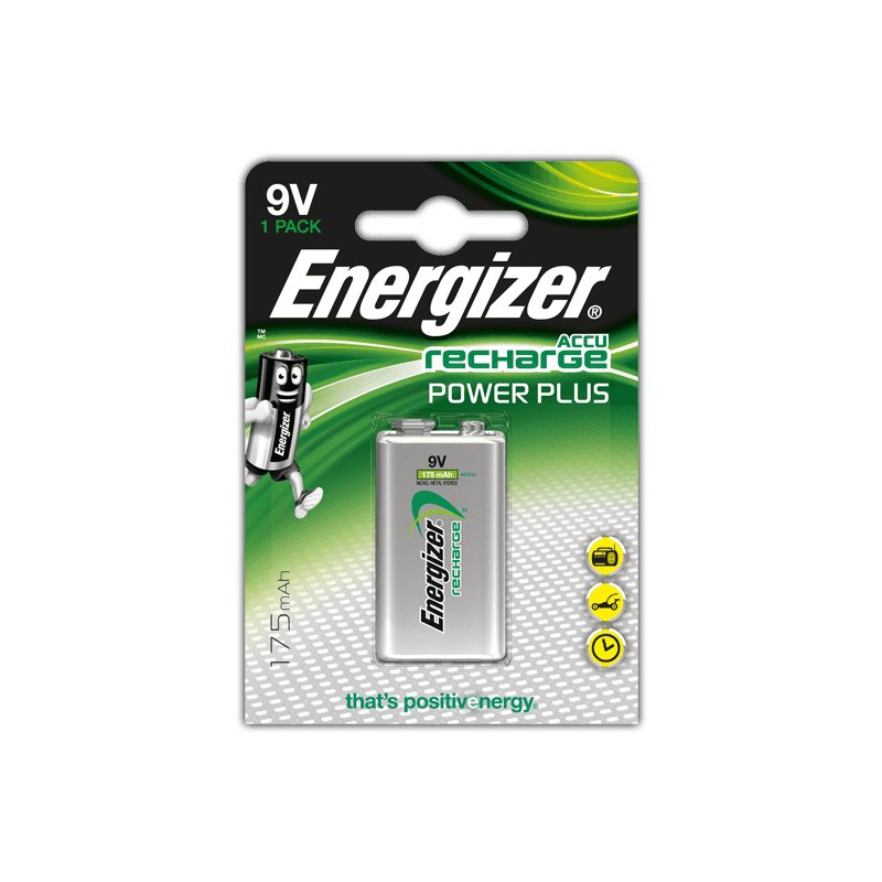 Pile Rechargeable Energizer Recharge Power Plus 9V