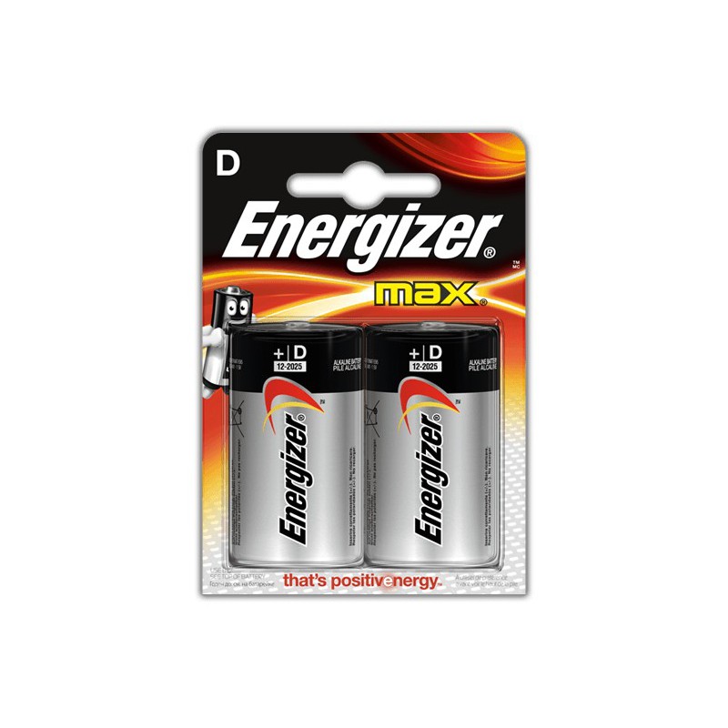2x Piles Energizer Max D
