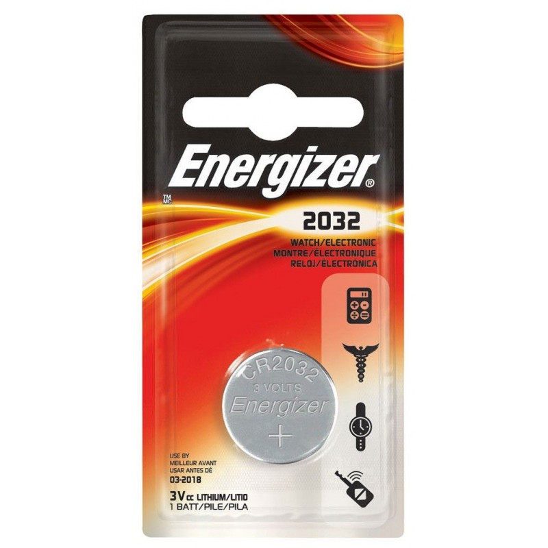 ENERGIZER Piles bouton au lithium « 2032 », pqt/4 2032BP4