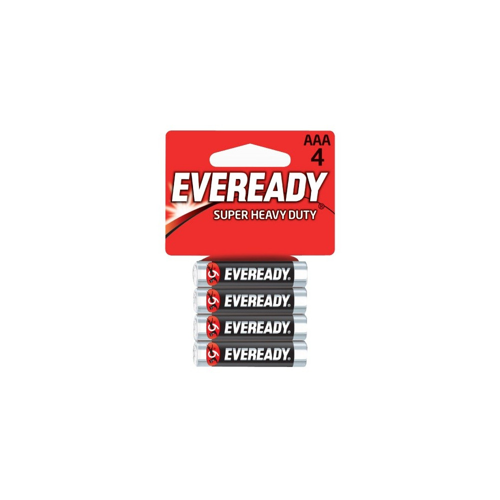 4x Piles Eveready Super Heavy Duty AAA