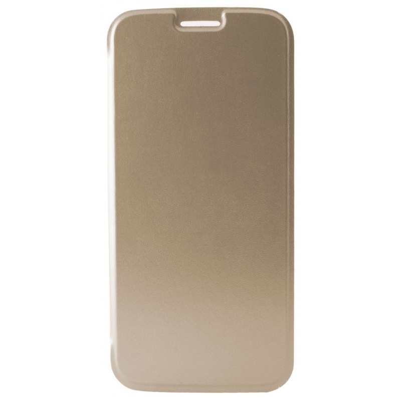 Etui Cover Flip KSix Cristal pour Samsung Galaxy S7 Edge / Gold
