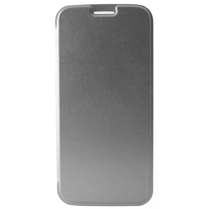 Etui Cover Flip KSix Cristal pour Samsung Galaxy S7 Edge / Gris