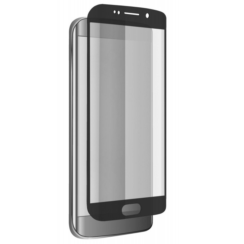 Protection Écran Verre Trempé KSix pour Samsung Galaxy S7 Edge / Noir