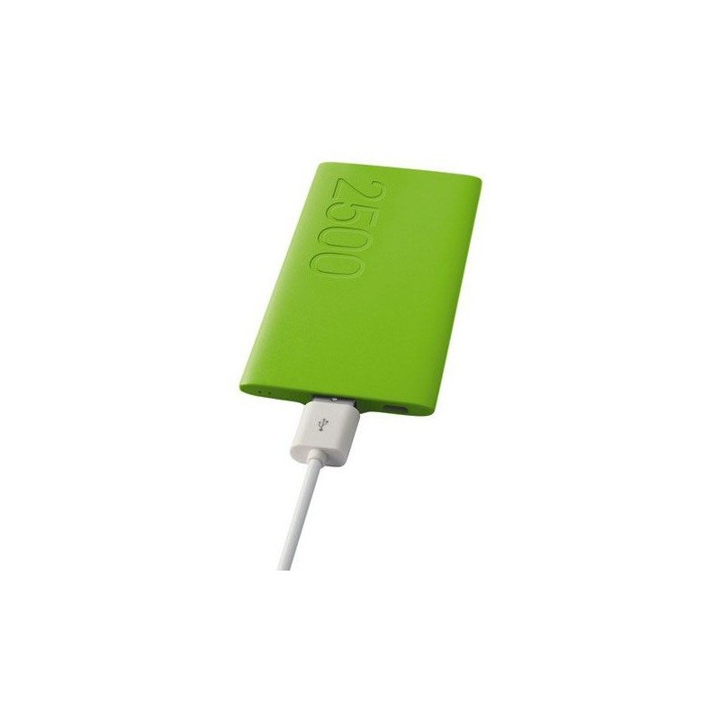 Power Bank Ksix Ultra light / 2500 mAh / Vert