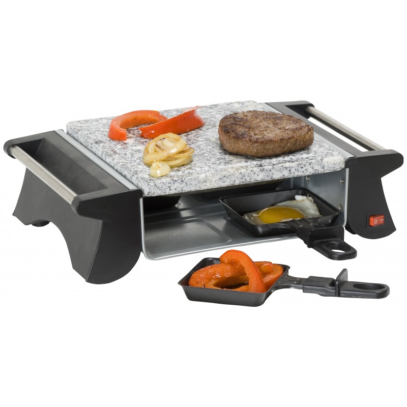 Appareil à raclette 4 coupelles - Pierre à cuire Tristar RA-2990