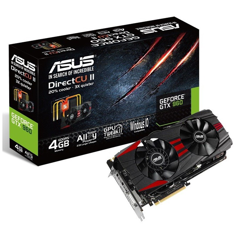 Carte graphique MSI GeForce GTX 960 4GD5T OC / Tiger Edition