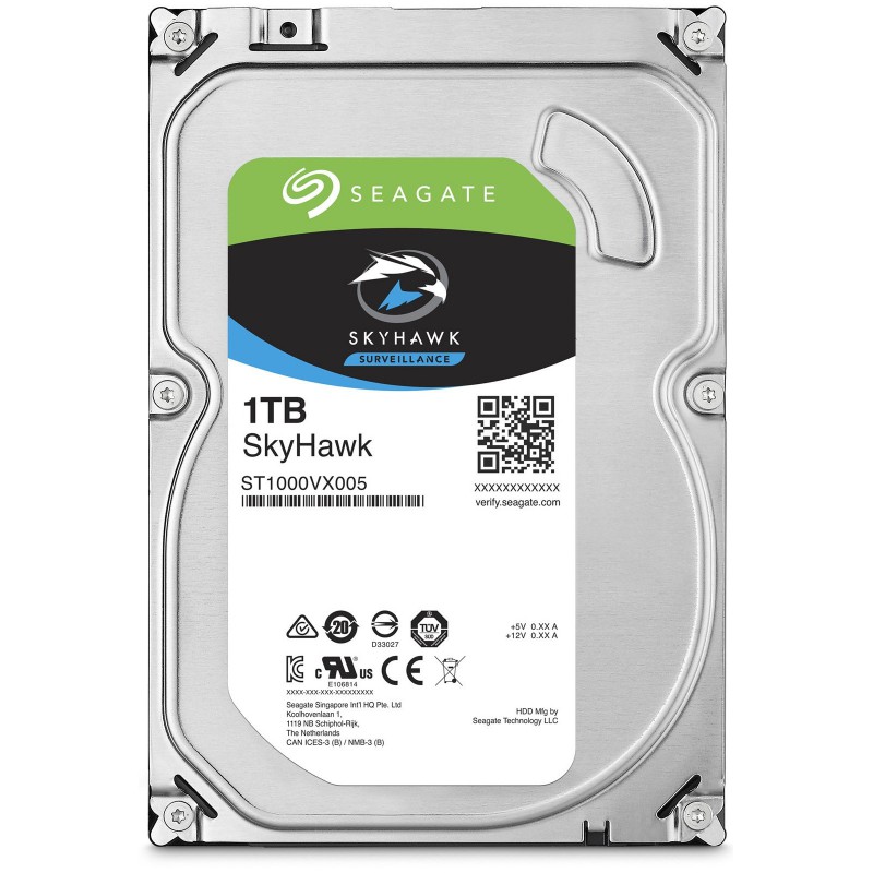 Disque Dur Interne 3.5 Seagate SkyHawk Surveillance 1 To