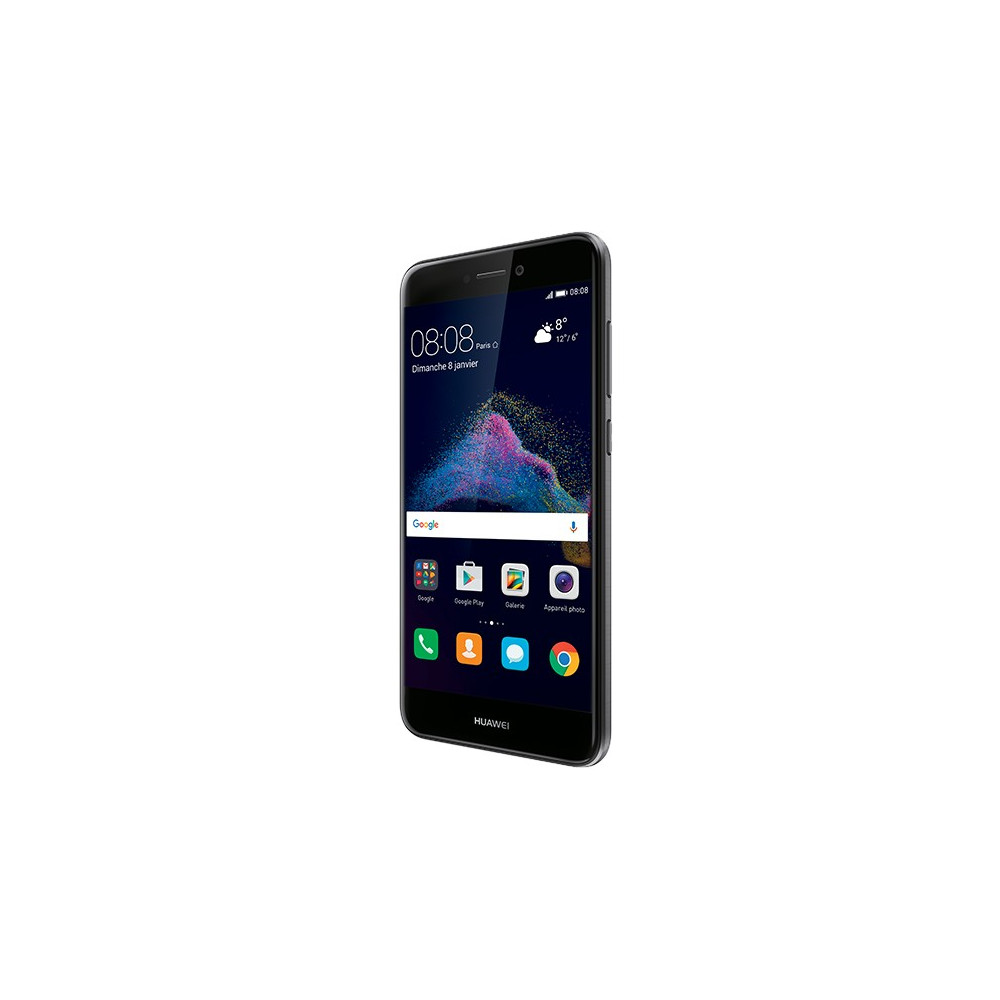 Téléphone Portable Huawei GR3 2017 / 4G / Double SIM / Noir+ Film de protection + Coque + SIM Offerte