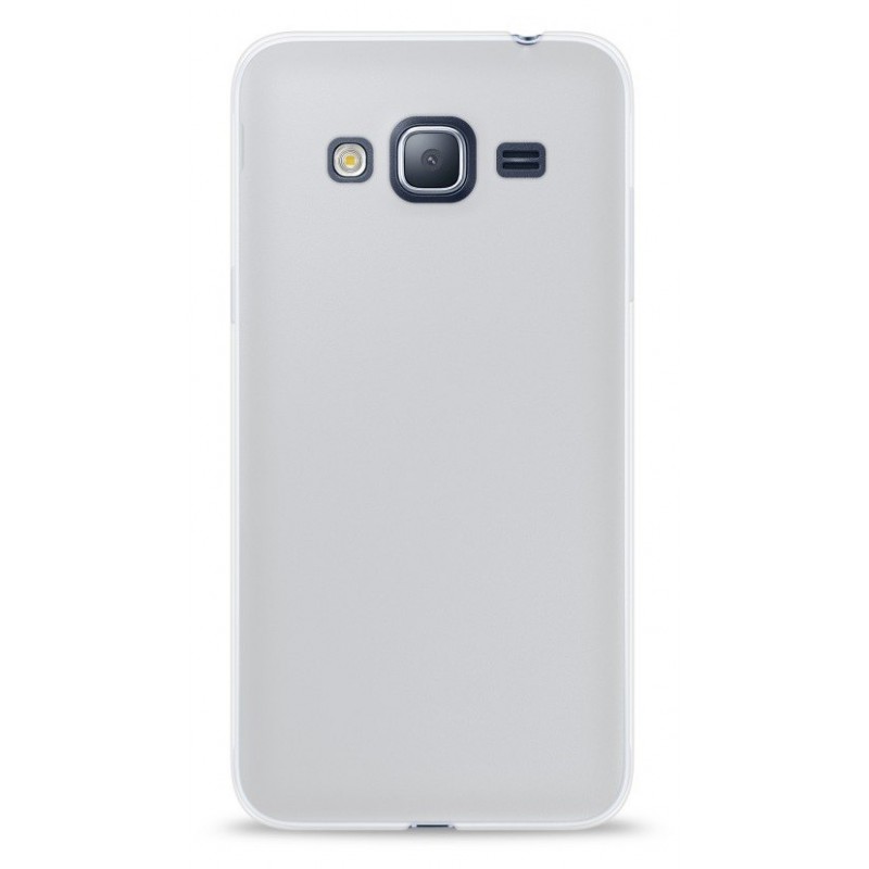 Etui en Silicone Puro pour Samsung Galaxy J3 / Transparent