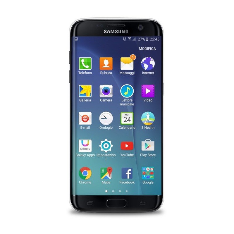 Etui en Silicone Puro pour Samsung Galaxy S7 Edge / Transparent
