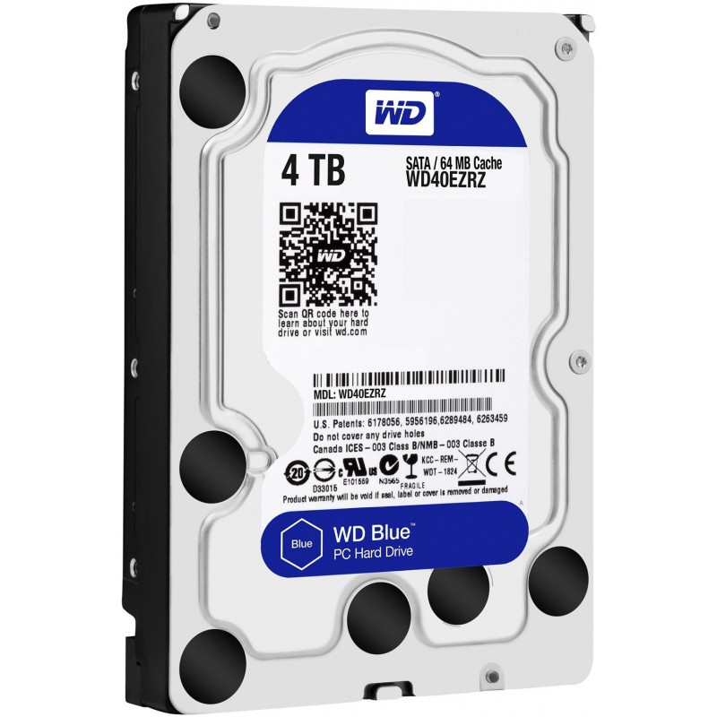 Disque Dur Interne 3.5 Western Digital Blue 4 To