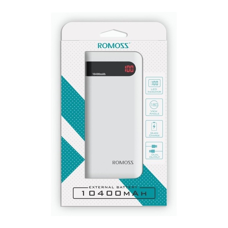 Power Bank ROMOSS Sense 6P / 20 000 mAh avec Afficheur