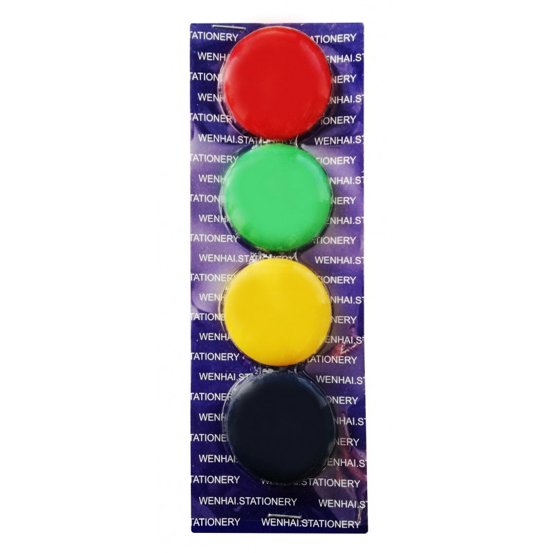 4x Boutons de fixation magnétiques 40 mm