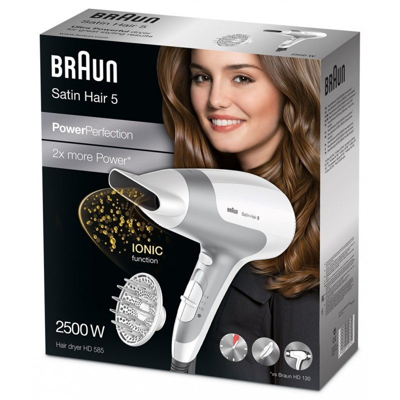 Sèche-cheveux Satin Hair 5 PowerPerfection Braun HD585 / 2500 W
