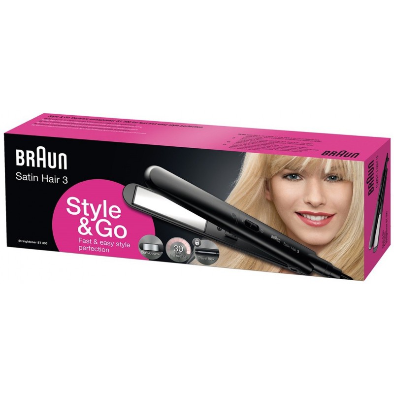 Fer à lisser Braun Satin Hair 3 Style&Go ST300