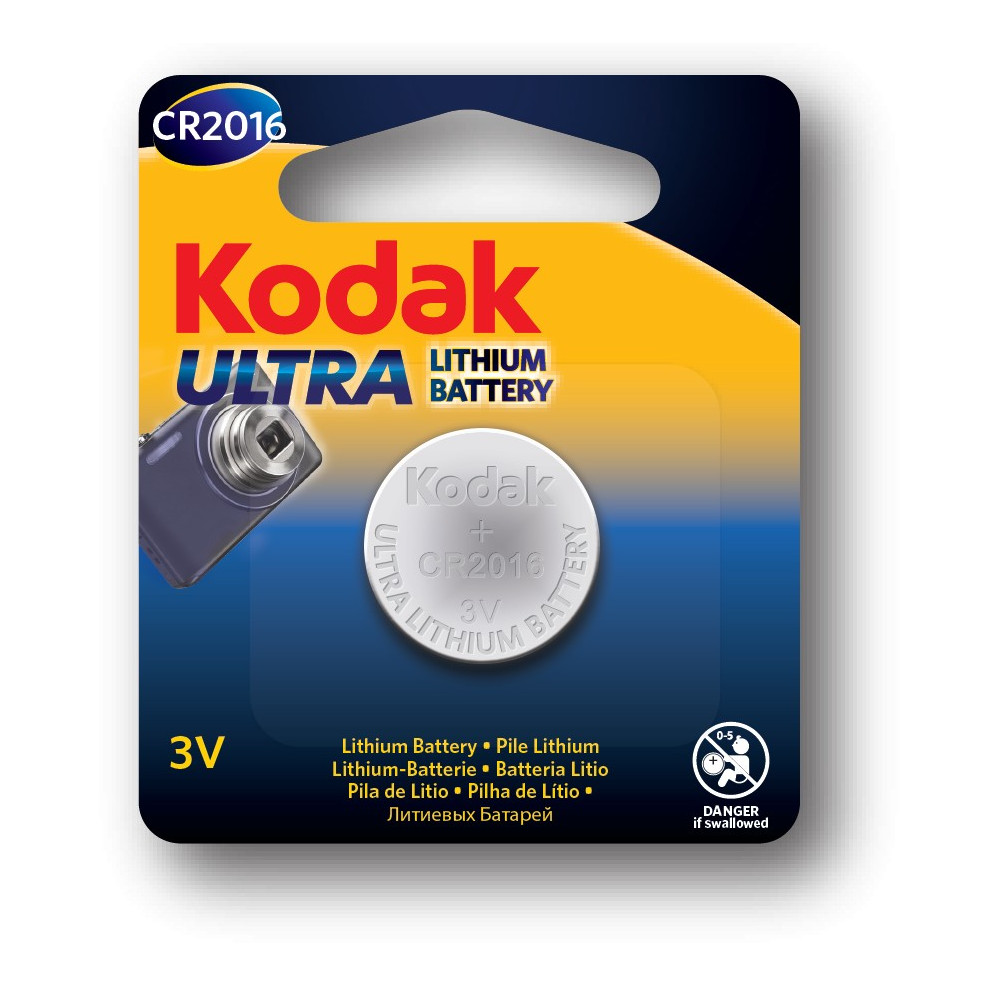 Pile Kodak Ultra CR2016 Lithium 3V