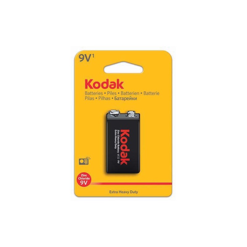 Pile Kodak Extra Heavy Duty 9V