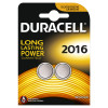 2x Piles Bouton Duracell CR2016