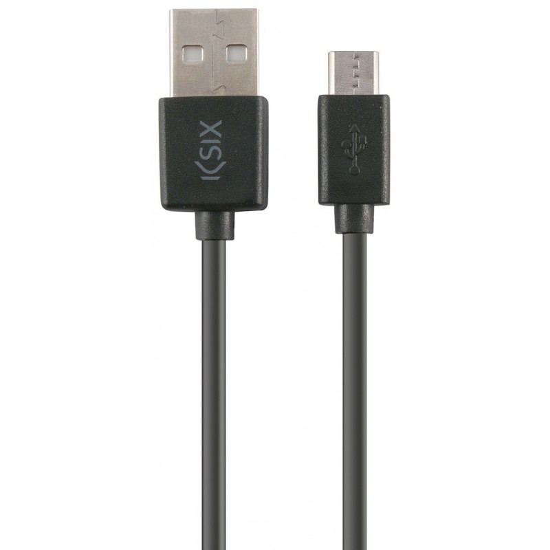 Câble Ksix USB vers Micro USB 1M / Noir