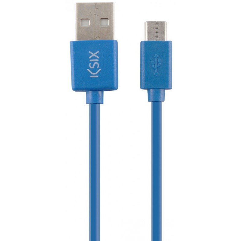 Câble Ksix USB vers Micro USB 1M / Bleu