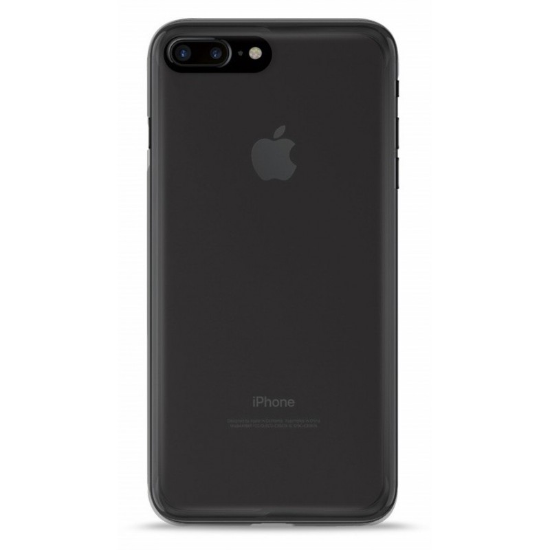 Etui en Silicone Puro Plasma pour iPhone 7 Plus / Noir