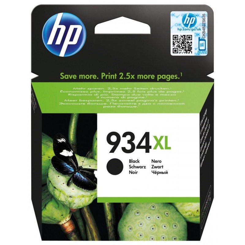 Cartouche HP 934XL grande capacité authentique / Noir