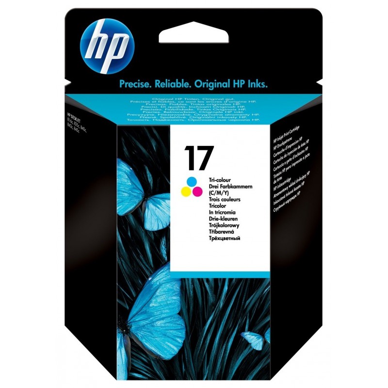 Cartouche d'encre trois couleurs authentique HP 17