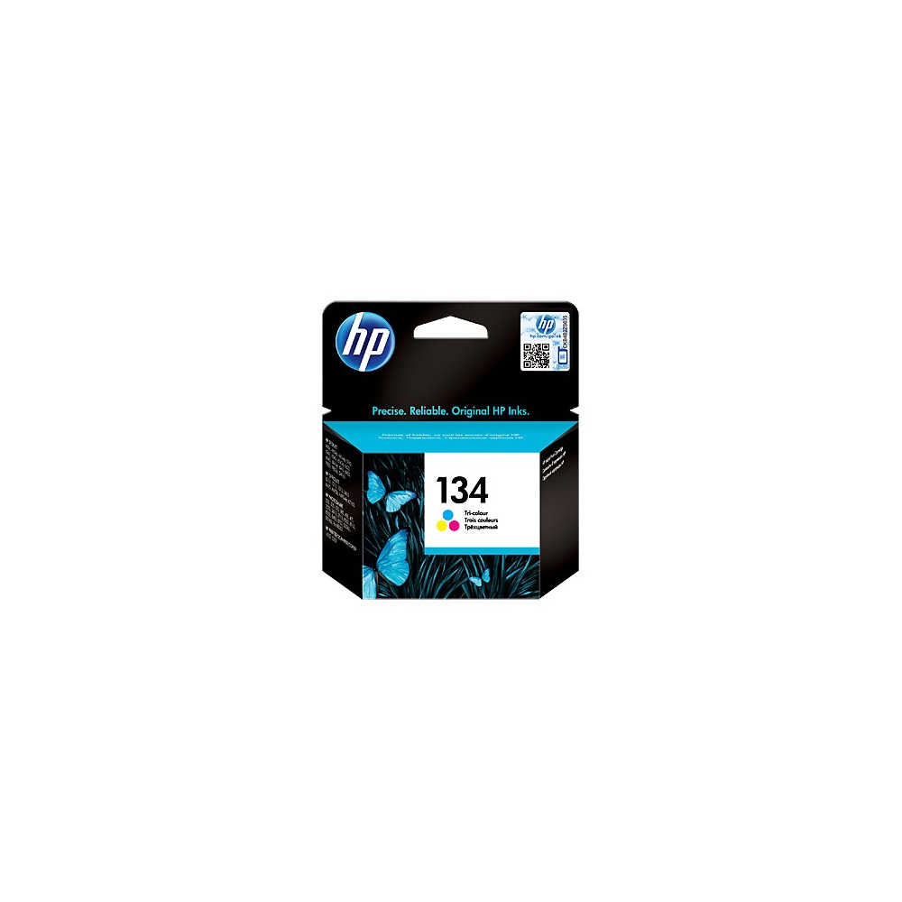 Cartouche d'encre trois couleurs authentique HP 134