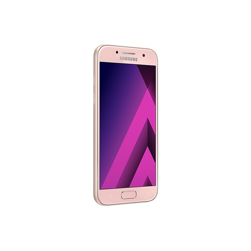 Téléphone Portable Samsung Galaxy A3 2017  / Double SIM / Bleu + Gratuité 20Dt + SIM Offertes