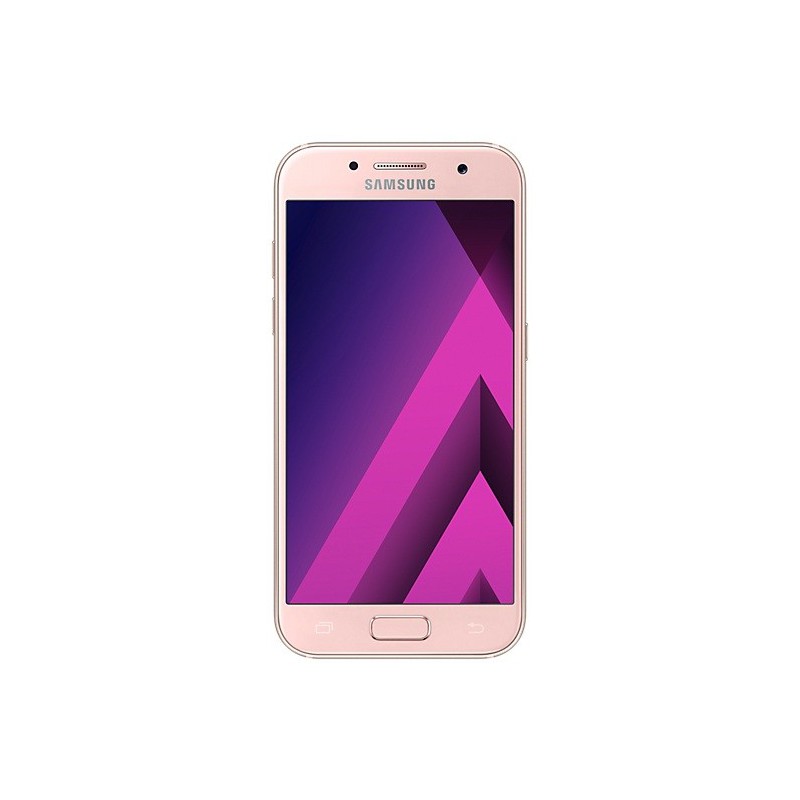 Téléphone Portable Samsung Galaxy A3 2017  / Double SIM / Bleu + Gratuité 20Dt + SIM Offertes