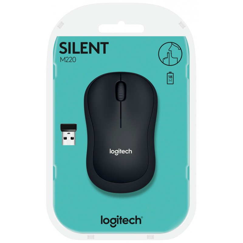 Souris sans fil Logitech M220 Silent / Noir