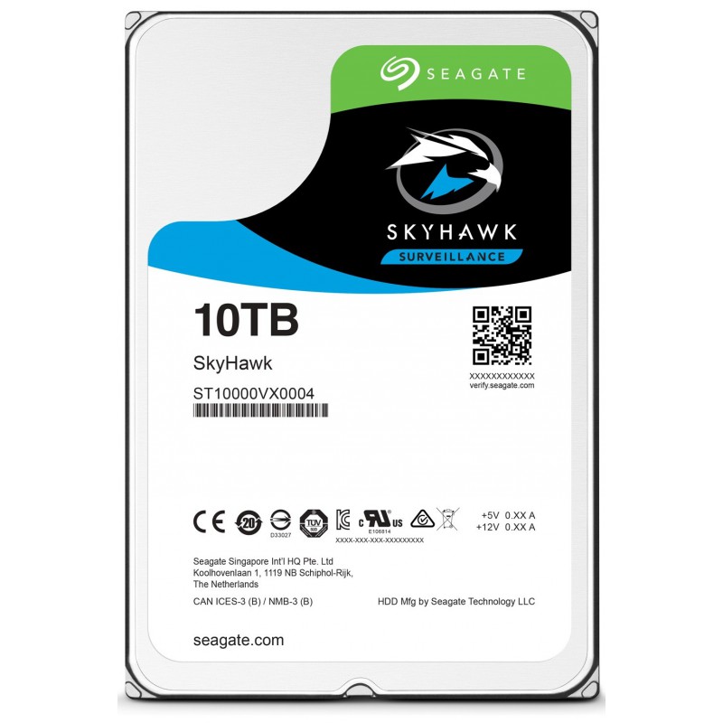 Disque Dur Interne 3.5" Seagate SkyHawk Surveillance / 8 To