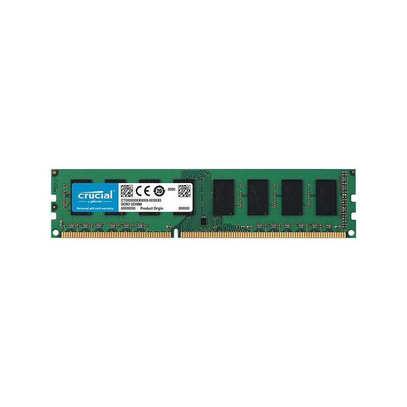 Barrette Mémoire Crucial Crucial 8 GB DDR3L-1600 UDIMM